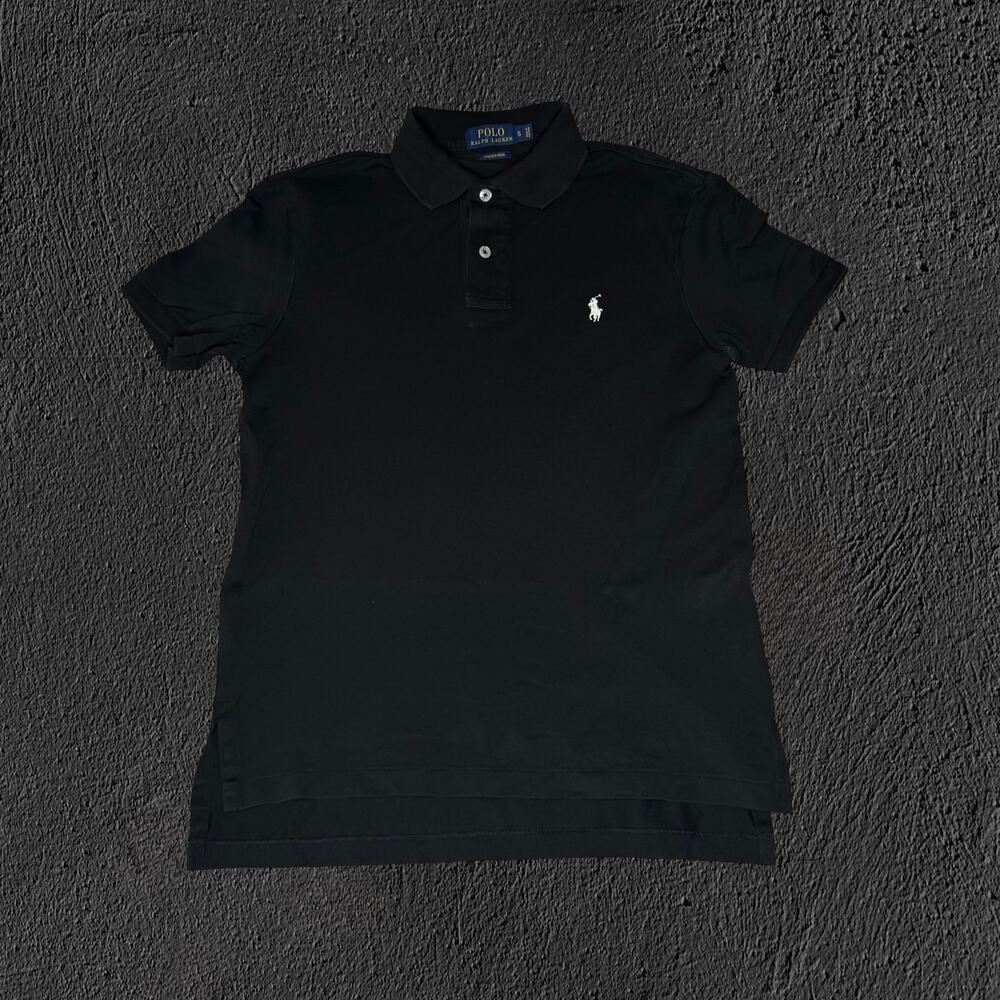 Polo Ralph Lauren Stretch Mesh Black with white logo Polo